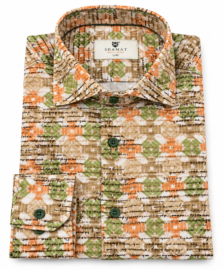 Camisa estampada Genuine para hombre | SHAMAT