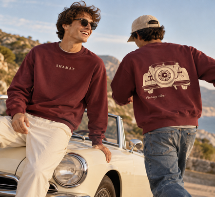 Sudadera Vintage Vibes SHAMAT