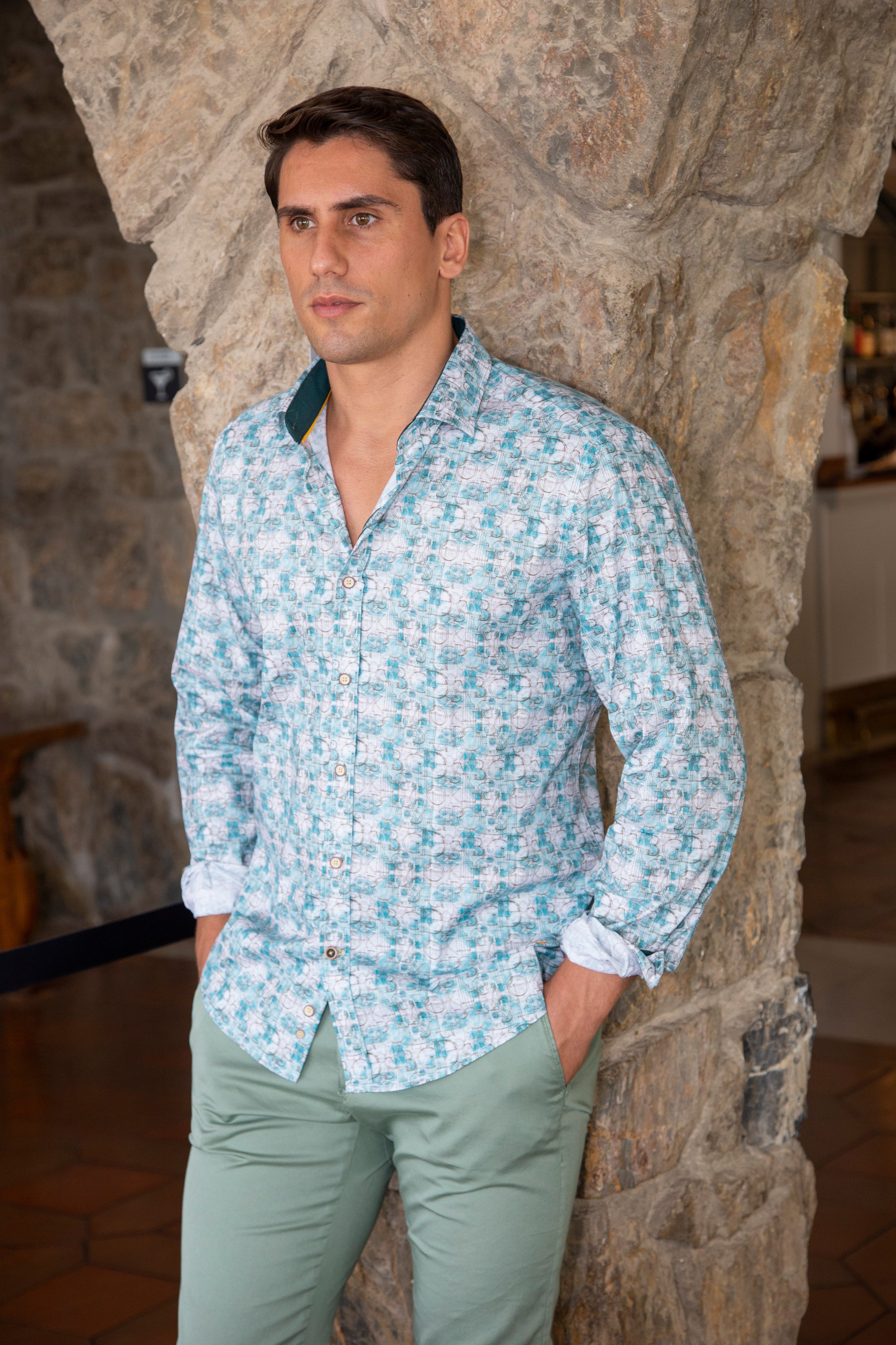 CAMISA ALGODÓN ELASTÁN MESS