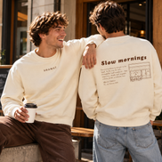 Sudadera Cuello Redondo Slow Mornings – SHAMAT