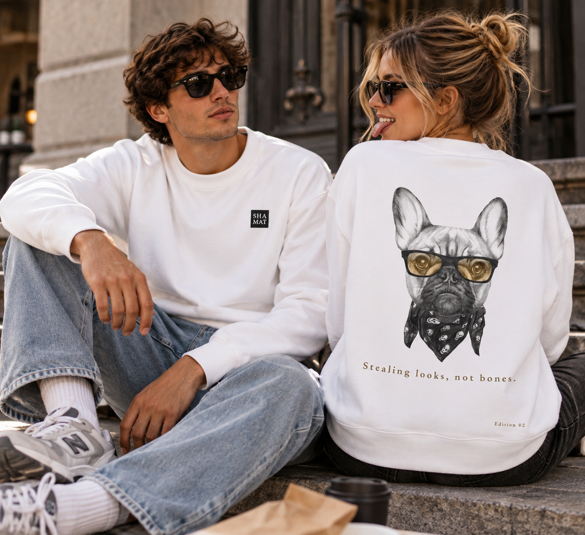 Sudadera Cuello Redondo Bulldog – SHAMAT