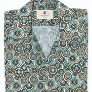 Camisa Bowling Círculos Retro 261306