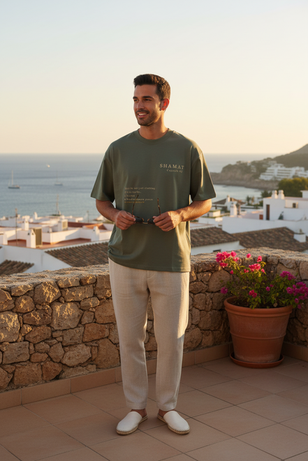 Camiseta Oversized Capsule - Editorial Mediterráneo
